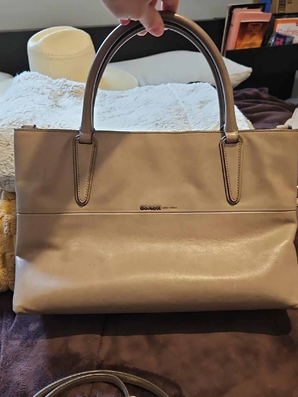 Coach Taupe Borough Bag